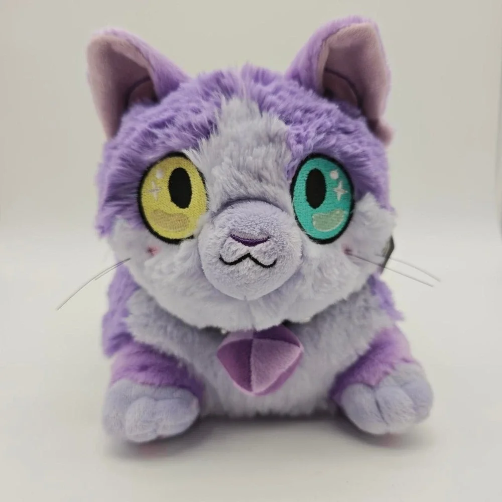 Squishable Phlox the Cat Mini Plush Purple Heterochromia Eyes SQU-118964 NWT
